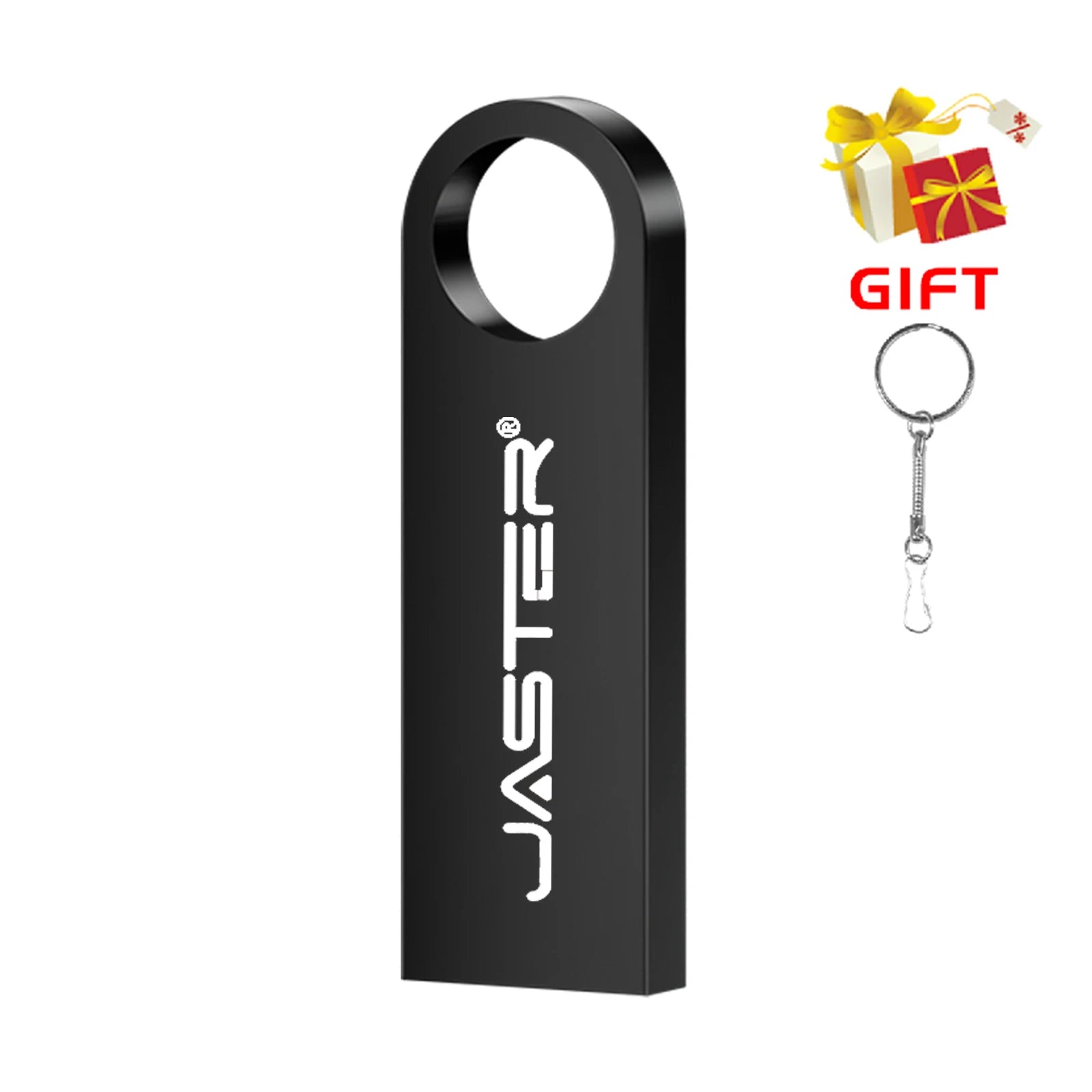 Mini Metal USB Flash Drive 128GB Free Custom Logo Pen Drive 64GB 32GB Personalized Customization Memory Stick Pendrive 16GB 8GB AANHORA-SHOPPING