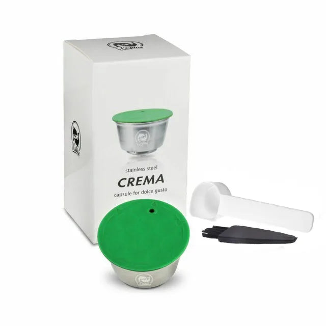 ICafilas for Dolce Gusto Crema Coffee Filters Reusable Refillable Coffee Capsule Stainless Steel Pod Nescafe Baskets Lumio Cup AANHORA-SHOPPING