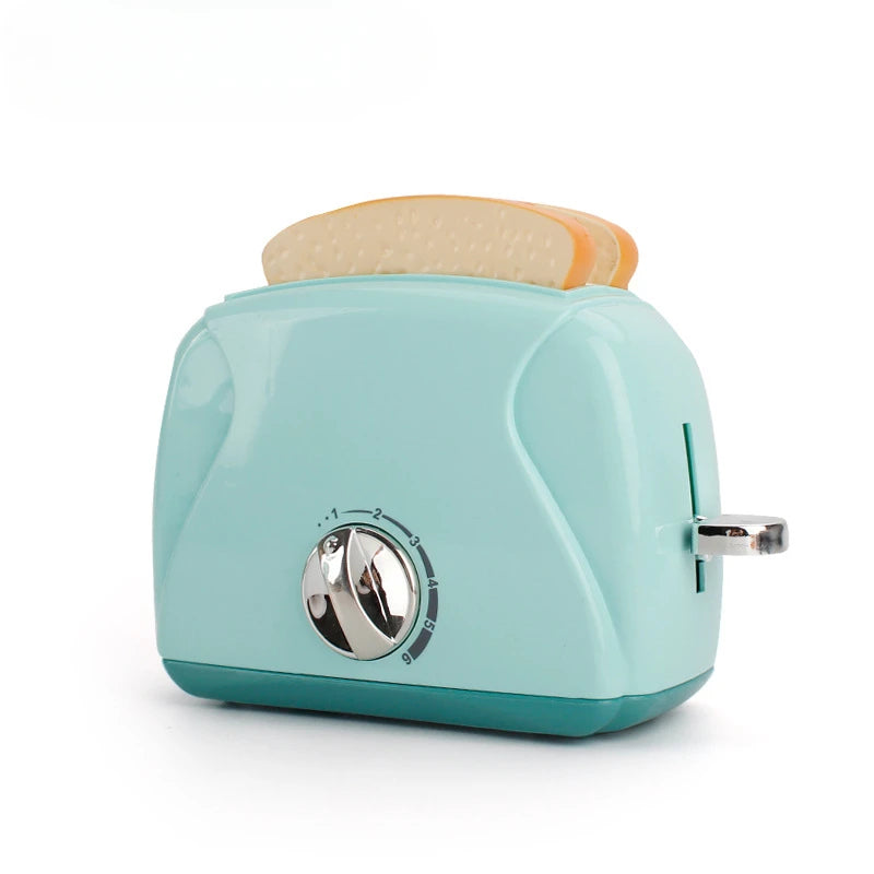 Juguetes de cocina de imitación, juego de accesorios de cocina para niños, cafetera, batidora, tostadora con luces y sonidos realistas AANHORA-SHOPPING
