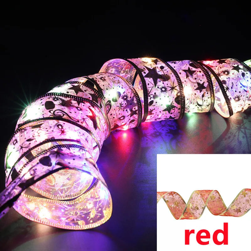 Aswesaw decoración de árbol de Navidad 10m cinta LED guirnaldas de luces cuerdas cinta de Navidad con LED Navidad Año Nuevo 2023 decoración del hogar AANHORA-SHOPPING