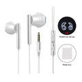 Audífonos Intrauditivos con Cable EARDECO, 8 Núcleos, 3.5mm, Auriculares Estéreo con Micrófono, Música Hifi AANHORA-SHOPPING