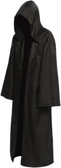 Túnica de mago con capucha, capa de Halloween, disfraces de Cosplay, disfraces de cosplay marrones, 2024 AANHORA-SHOPPING