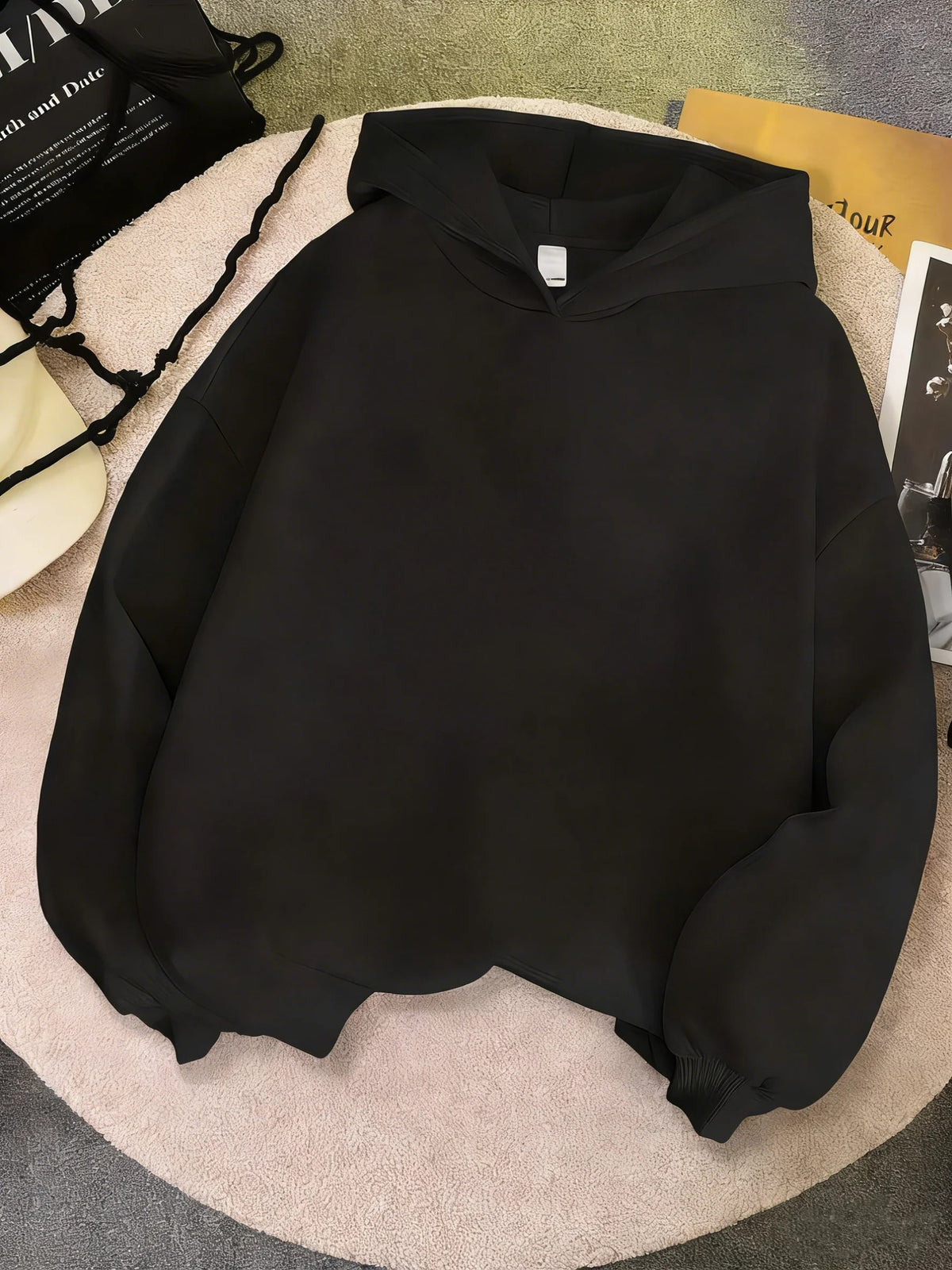 Sudadera con Capucha para Niños, Moda Infantil, Primavera-Otoño 2026, Sudadera Informal para Niñas, Sudadera con Capucha de Color Sólido para Niños AANHORA-SHOPPING