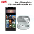 Audífonos MINISO MS217 para Dormir, Auriculares Bluetooth con Traducción IA, Audífonos Intrauditivos Inalámbricos Ideales para Dormir AANHORA-SHOPPING