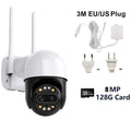 8X Digital Zoom 8MP PTZ WiFi Camera Dual Lens Night Vision Human Detection CCTV Video Surveillance Camera 4K Security IP Camera AANHORA-SHOPPING