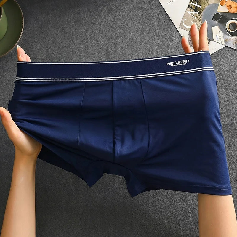 1 Pieza de Bóxers para Hombre, Ropa Interior Masculina, Pantalones Cortos de Algodón, Calzoncillos Sexys, Talla Grande, Bóxers para Hombre, Lencería Convexa en U, 6XL AANHORA-SHOPPING