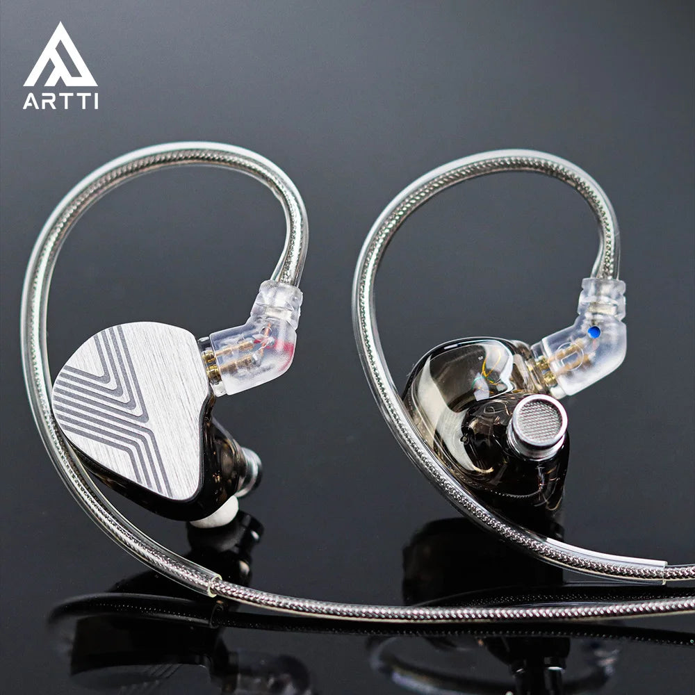 Auriculares Intrauditivos ARTTI R3 con Controlador Dinámico de 10 mm con Revestimiento de Berilio, Auriculares HIFI con Cable Desmontable de 0.78 2 Pines/Tipo-C AANHORA-SHOPPING