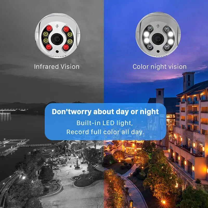 8MP 4K IP Camera 5MP Speed Dome Auto Tracking PTZ Camera Smart Home Outdoor Wireless WIFI Camera Surveillance Monitor AANHORA-SHOPPING