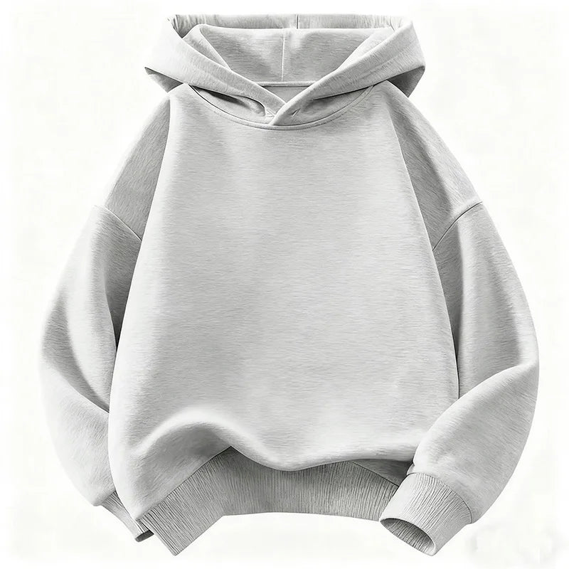 Sudadera con Capucha para Niños, Moda Infantil, Primavera-Otoño 2026, Sudadera Informal para Niñas, Sudadera con Capucha de Color Sólido para Niños AANHORA-SHOPPING