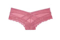 Ropa interior Sexy calada de satén romántico europeo para mujer, bragas de encaje de malla con cinturón cruzado, bragas cómodas en la entrepierna de algodón, lencería AANHORA-SHOPPING