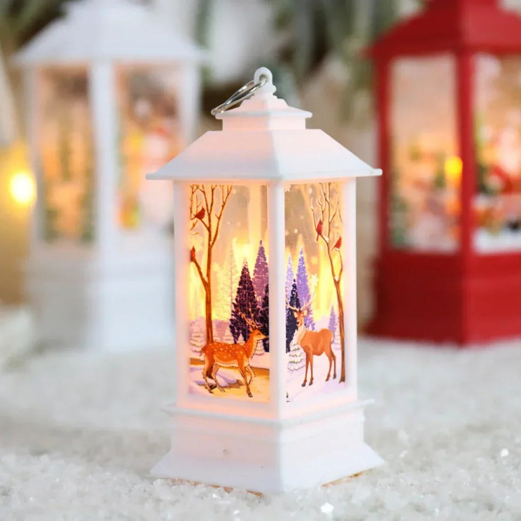 Linterna navideña de Papá Noel, luces de viento, decoración navideña para el hogar, adornos navideños 2022, regalos de Año Nuevo 2023 AANHORA-SHOPPING