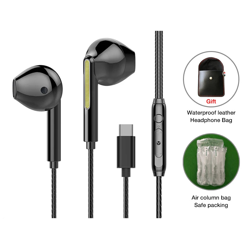EARDECO-auriculares intrauditivos con micrófono, cascos con cable, graves pesados, estéreo, con cable, para juegos y teléfonos AANHORA-SHOPPING