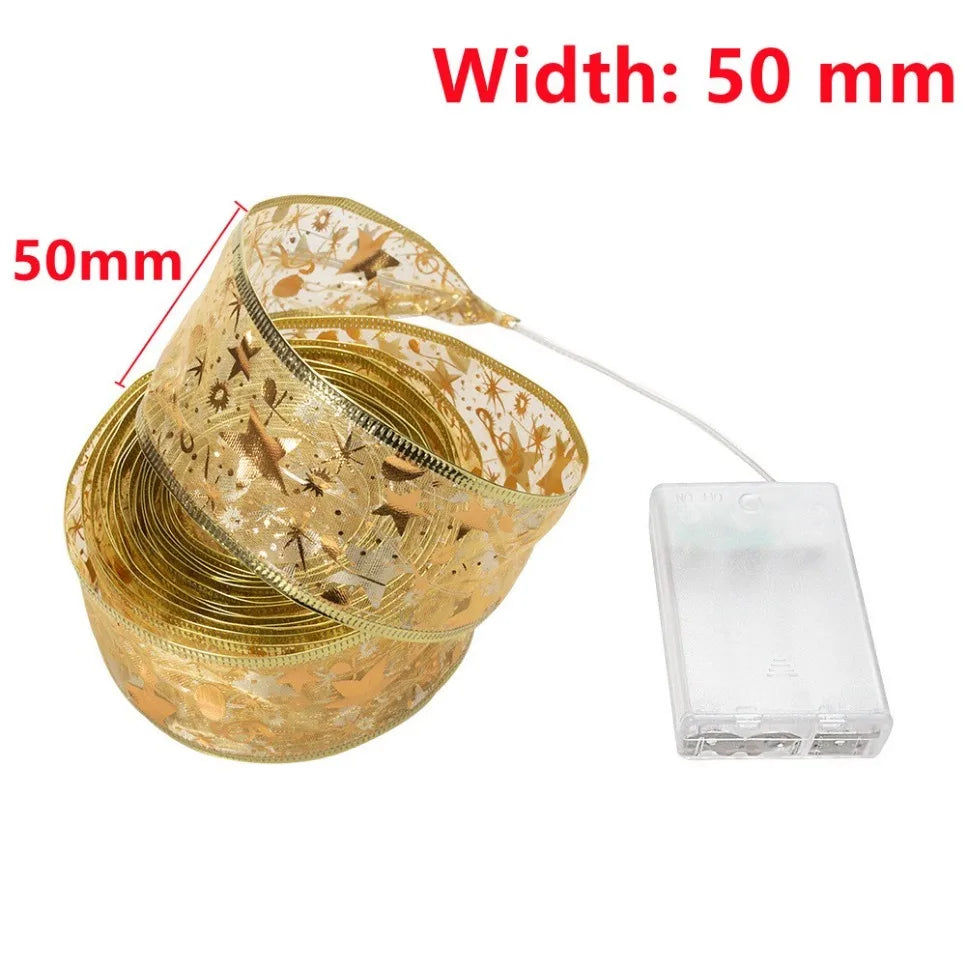 Aswesaw decoración de árbol de Navidad 10m cinta LED guirnaldas de luces cuerdas cinta de Navidad con LED Navidad Año Nuevo 2023 decoración del hogar AANHORA-SHOPPING