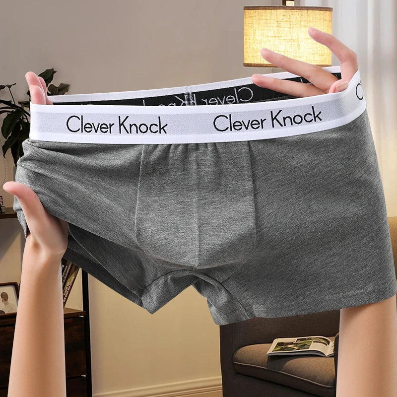 1 Pieza de Bóxers para Hombre, Ropa Interior Masculina, Pantalones Cortos de Algodón, Calzoncillos Sexys, Talla Grande, Bóxers para Hombre, Lencería Convexa en U, 6XL AANHORA-SHOPPING