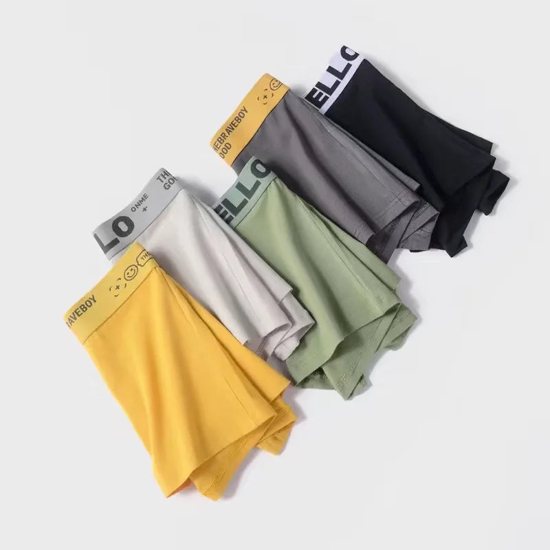 1 Pieza de Bóxers para Hombre, Ropa Interior Masculina, Pantalones Cortos de Algodón, Calzoncillos Sexys, Talla Grande, Bóxers para Hombre, Lencería Convexa en U, 6XL AANHORA-SHOPPING