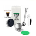 ICafilas for Dolce Gusto Crema Coffee Filters Reusable Refillable Coffee Capsule Stainless Steel Pod Nescafe Baskets Lumio Cup AANHORA-SHOPPING