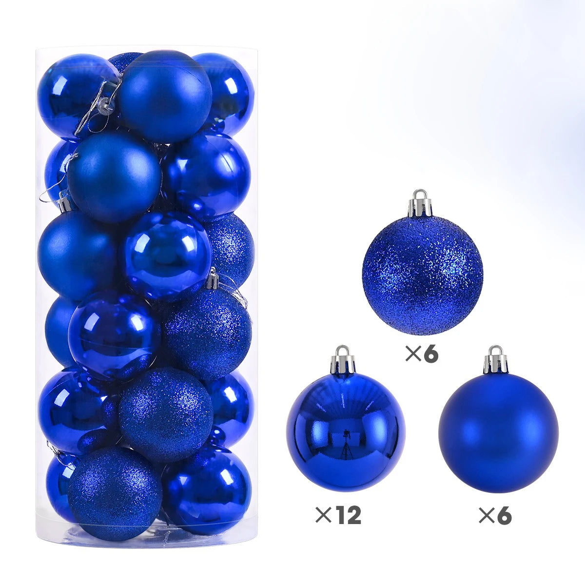 Decoración navideña de 3CM, bola colgante de árbol de Navidad, adornos colgantes para decoración de la habitación del hogar, accesorio de Navidad de Año Nuevo 2026 AANHORA-SHOPPING