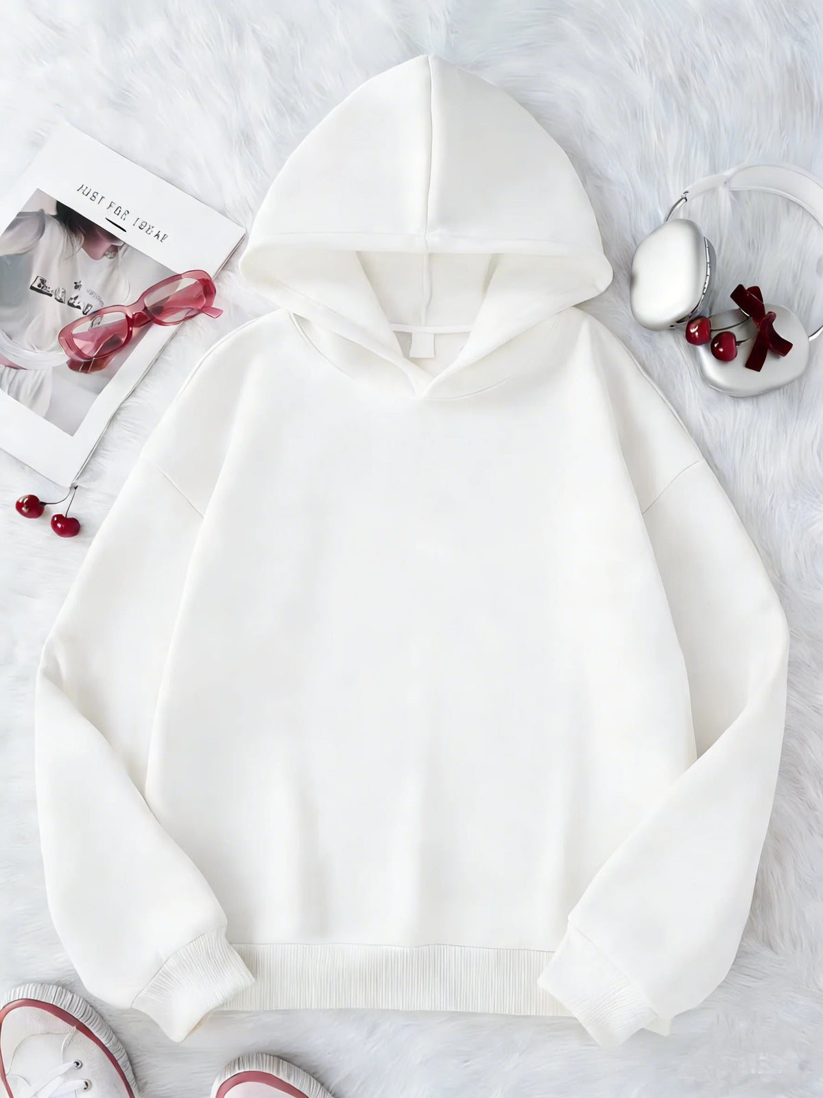 Sudadera con Capucha para Niños, Moda Infantil, Primavera-Otoño 2026, Sudadera Informal para Niñas, Sudadera con Capucha de Color Sólido para Niños AANHORA-SHOPPING