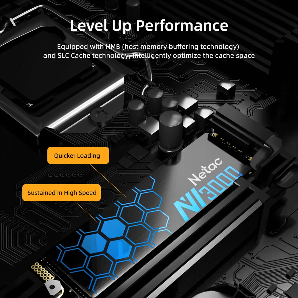 Unidad de Estado Sólido Netac SSD NVMe M2 de 1 TB, 2 TB, 500 GB, 250 GB, M.2 2280 PCIe, Disco Duro Interno para Computadora Portátil y de Escritorio AANHORA-SHOPPING