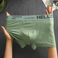 1 Pieza de Bóxers para Hombre, Ropa Interior Masculina, Pantalones Cortos de Algodón, Calzoncillos Sexys, Talla Grande, Bóxers para Hombre, Lencería Convexa en U, 6XL AANHORA-SHOPPING