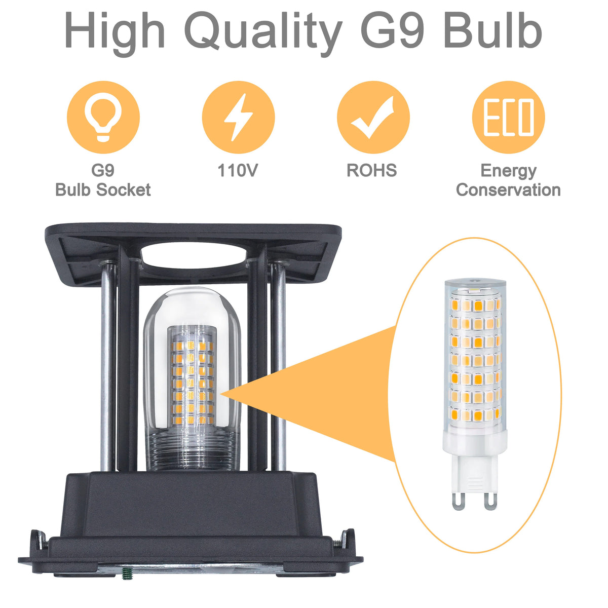 Lámpara de pared LED moderna impermeable IP65 luz de pared LED de aluminio exterior interior G9 bombilla reemplazable para sala de estar dormitorio pasillo AANHORA-SHOPPING