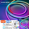 Tira de luces LED de neón, cinta Flexible con WiFi, Control por voz, 12V, RGBIC, color de ensueño, impermeable, efecto de búsqueda, Tuya, 3-20M AANHORA-SHOPPING