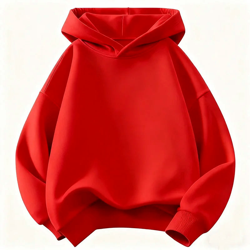 Sudadera con Capucha para Niños, Moda Infantil, Primavera-Otoño 2026, Sudadera Informal para Niñas, Sudadera con Capucha de Color Sólido para Niños AANHORA-SHOPPING