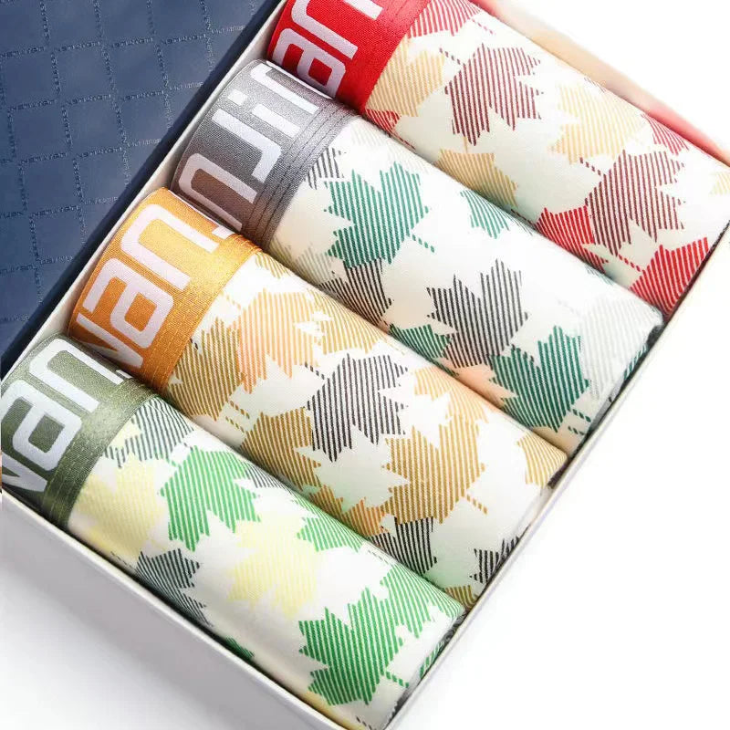 4 Uds Boxer Shorts ropa interior para hombre bragas sexis Boxers de algodón calzoncillos para hombre pantalones cortos para hombre Homme U lencería convexa envío gratis AANHORA-SHOPPING