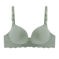 Sujetadores sin costuras con diseño de ondas para mujer, sujetador de soporte suave, ropa interior sexy sin aros para chicas, lencería íntima, bralette con escote en U profundo, tops sólidos para mujer AANHORA-SHOPPING
