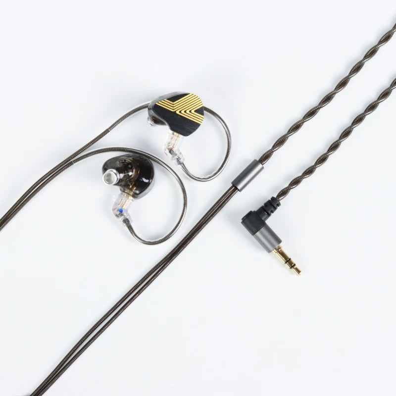 ARTTI-auriculares intrauditivos TR1 1DD + 1BA, cascos HiFi con Cable IEMs de 10mm, Monitor Chapado en berilio de 3,5mm/micrófono tipo c, Cable desmontable AANHORA-SHOPPING