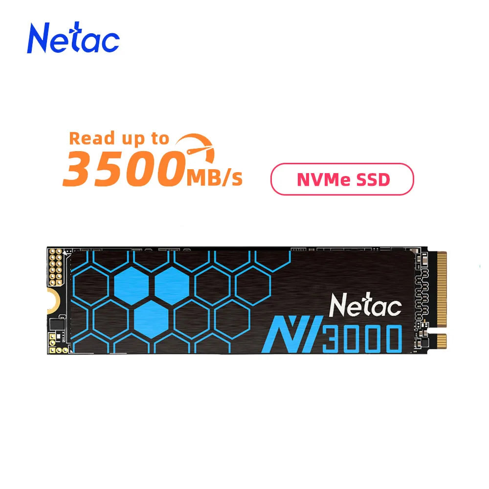 Unidad de Estado Sólido Netac SSD NVMe M2 de 1 TB, 2 TB, 500 GB, 250 GB, M.2 2280 PCIe, Disco Duro Interno para Computadora Portátil y de Escritorio AANHORA-SHOPPING