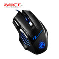 Ratón óptico con cable para juegos, retroiluminación RGB, 3200 DPI, ajustable, 4 botones, diseño ergonómico, ideal para PC, ordenador, portátil y tableta. AANHORA-SHOPPING
