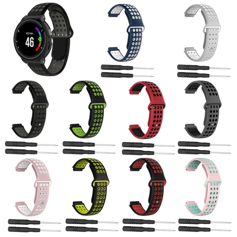 Soft Silicone Replacement Band for Garmin Wrist Watch AANHORA-SHOPPING