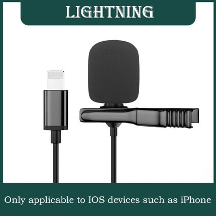Lapel Lavalier USB Microphone AANHORA-SHOPPING