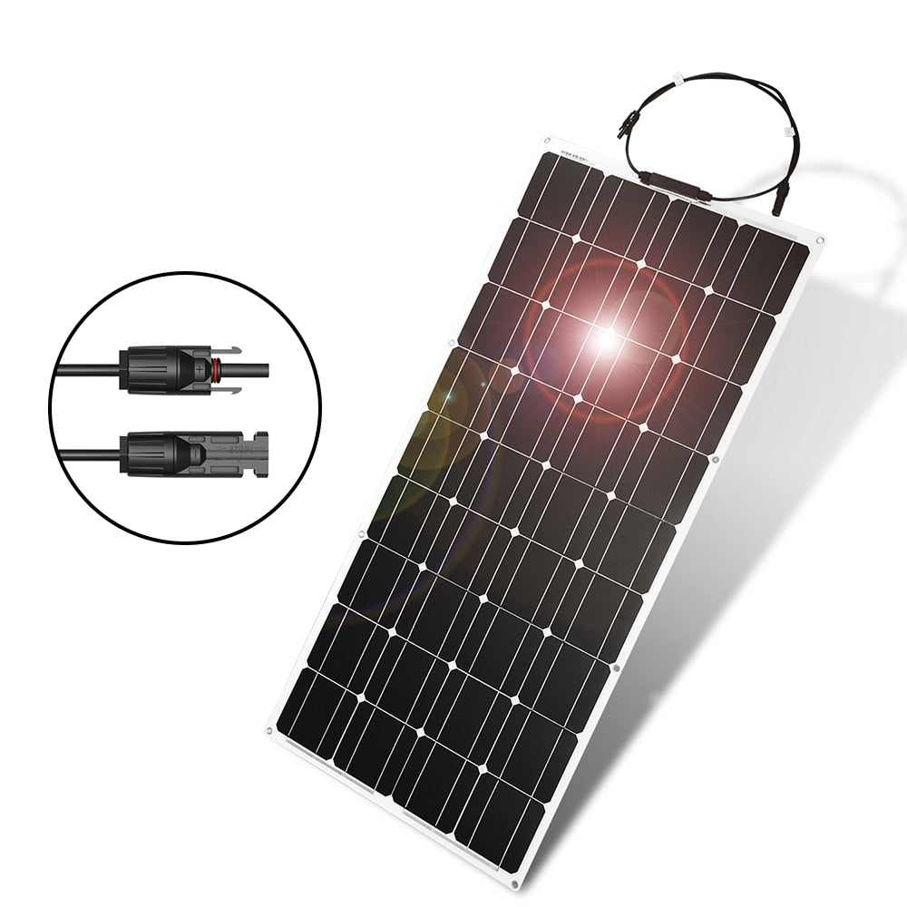 100W Monocrystalline Flexible Solar Panels AANHORA-SHOPPING