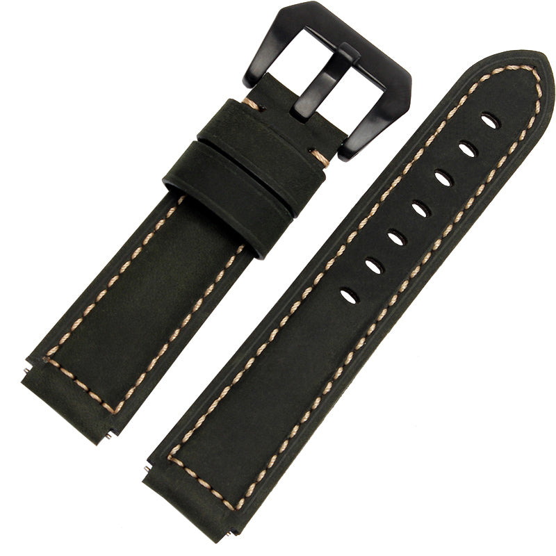 Genuine Leather Wrist Bands For Smart Watches AANHORA-SHOPPING