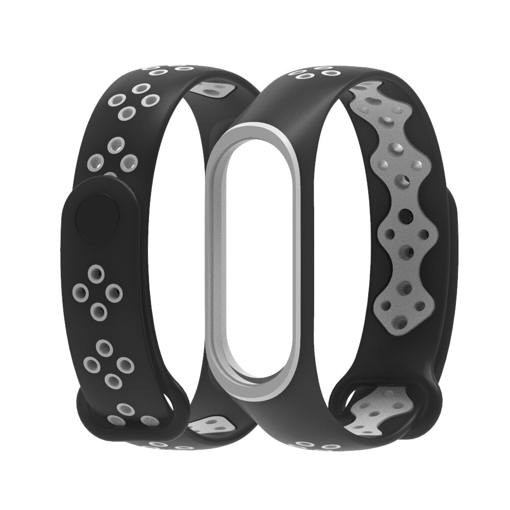 Perforated Silicone Band for Xiaomi Mi Band 3 AANHORA-SHOPPING