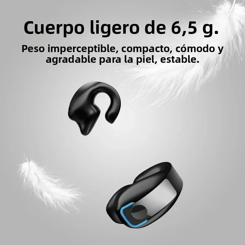 Auriculares Bluetooth de Clip con Conducción Ósea y Micrófono - AANHORA-SHOPPING