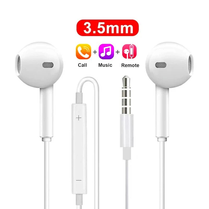 Auriculares con Cable Tipo C y 3,5 mm para Xiaomi y Redmi - AANHORA-SHOPPING