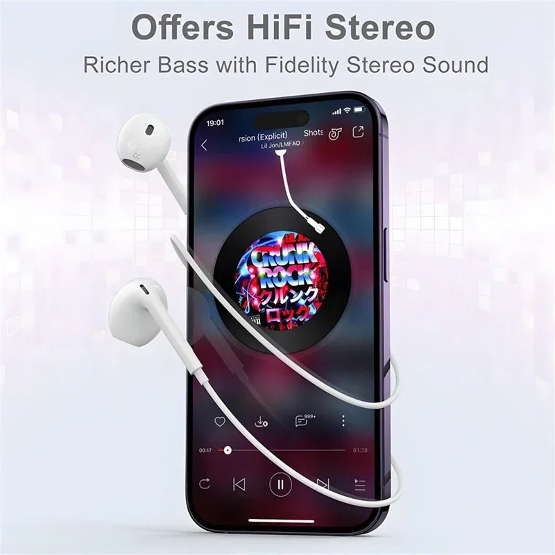 Auriculares con Cable Tipo C y 3,5 mm para Xiaomi y Redmi - AANHORA-SHOPPING