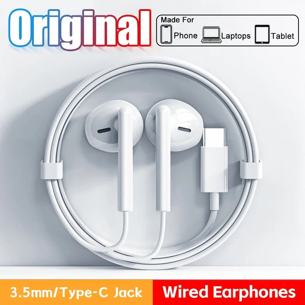 Auriculares con Cable Tipo C y 3,5 mm para Xiaomi y Redmi - AANHORA-SHOPPING