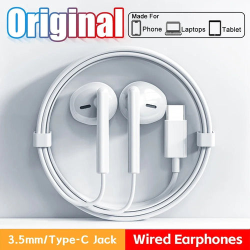 Auriculares con Cable Tipo C y 3,5 mm para Xiaomi y Redmi - AANHORA-SHOPPING