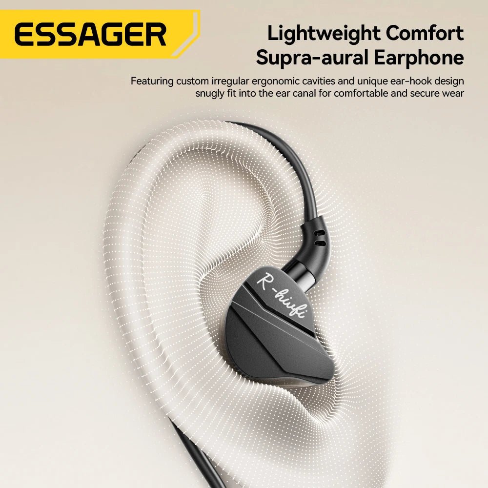 Auriculares Gaming Essager de 3,5 mm con Micrófono - AANHORA-SHOPPING