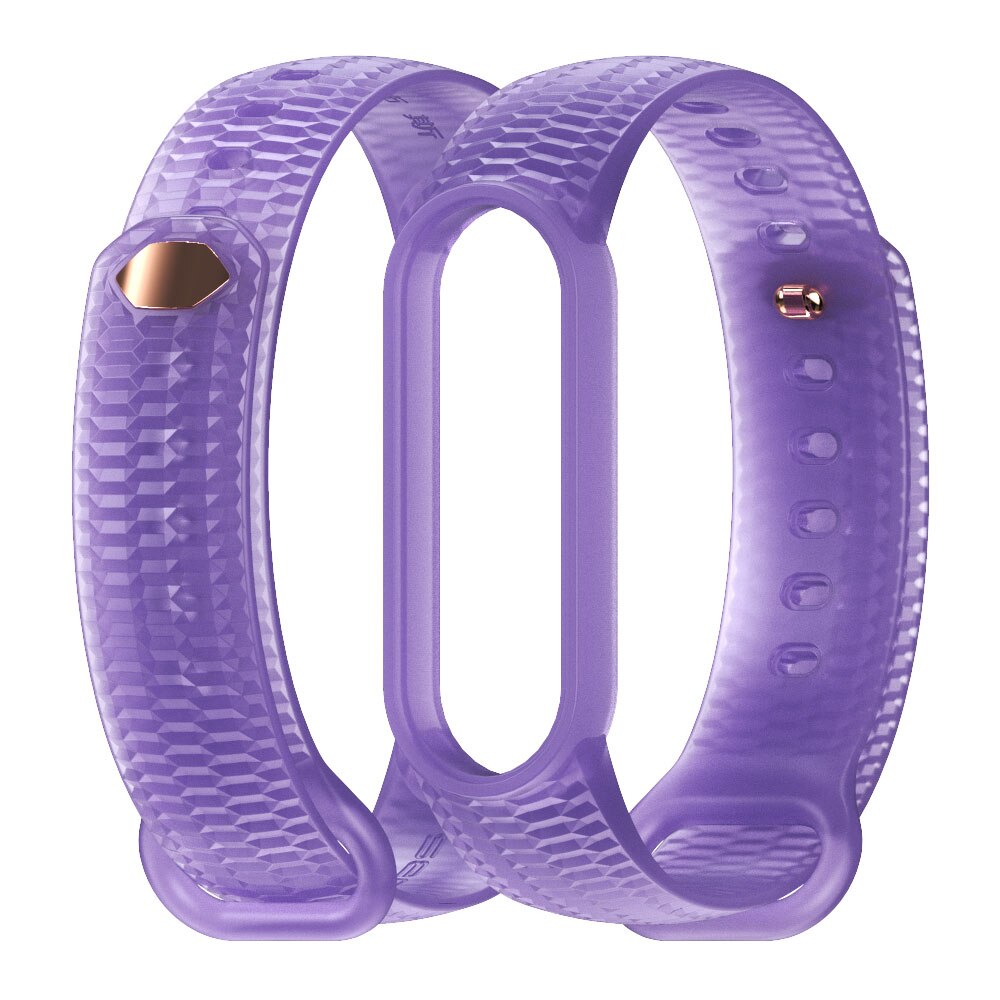 Transparent Silicone Band for Xiaomi Mi Band 3 and 4 AANHORA-SHOPPING