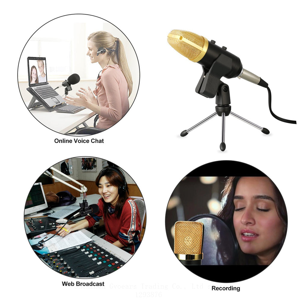 Professional Desktop Studio USB Condenser Microphone AANHORA-SHOPPING
