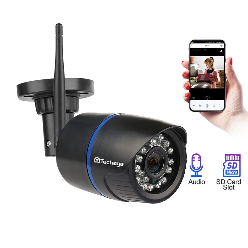 Wireless Outdoor IP Camera with IR Night Vision AANHORA-SHOPPING