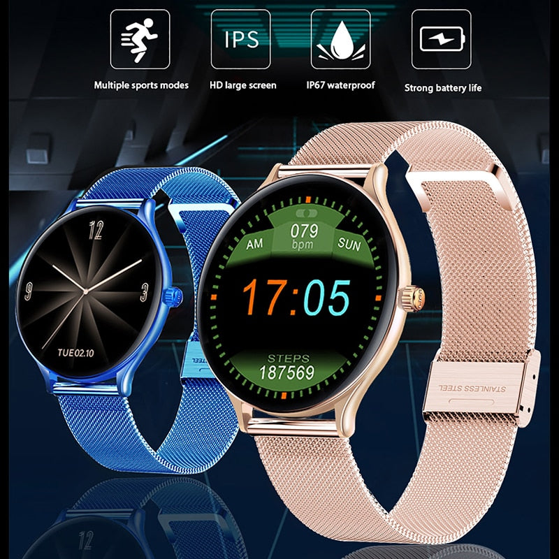 Heart Rate Monitoring Waterproof Smartwatch AANHORA-SHOPPING