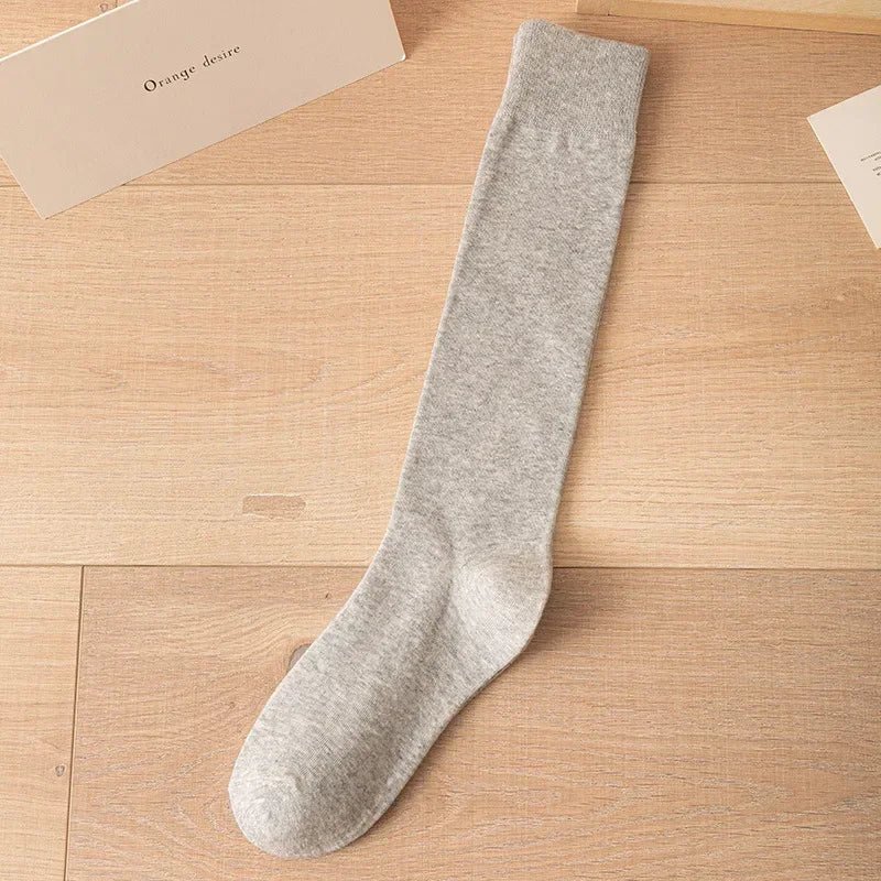Calcetines Altos de Algodón para Mujer Estilo JK Japonés - AANHORA-SHOPPING