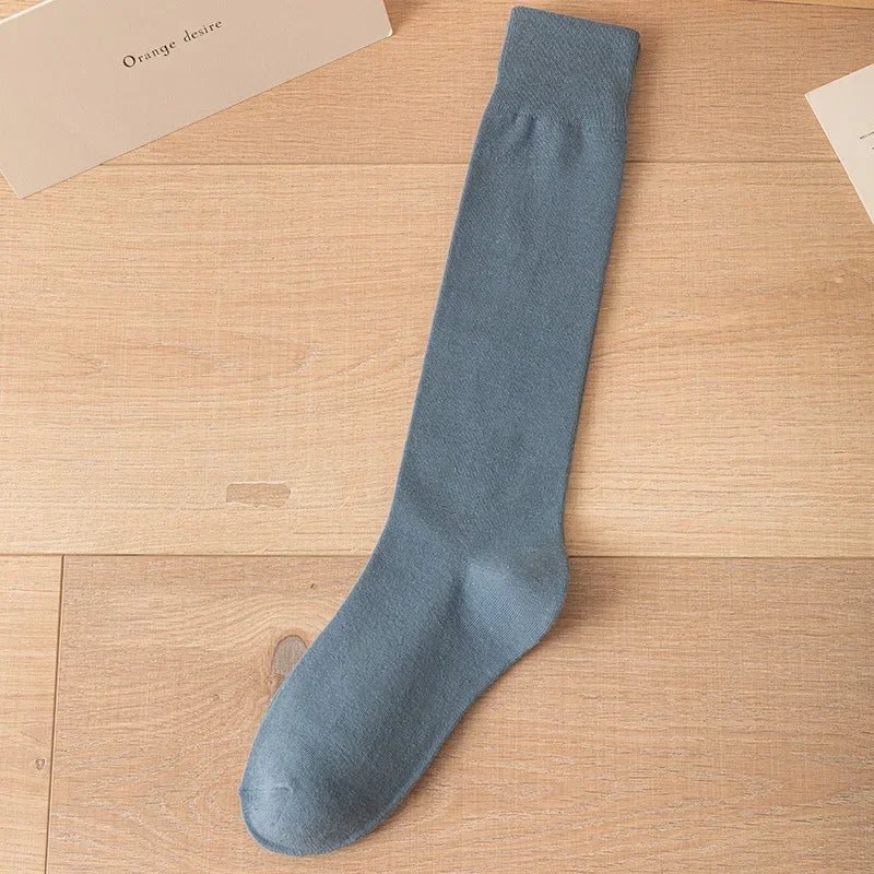 Calcetines Altos de Algodón para Mujer Estilo JK Japonés - AANHORA-SHOPPING
