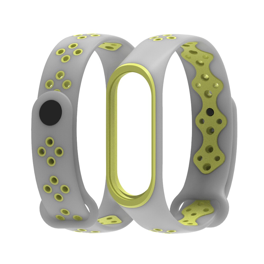 Perforated Silicone Band for Xiaomi Mi Band 3 AANHORA-SHOPPING